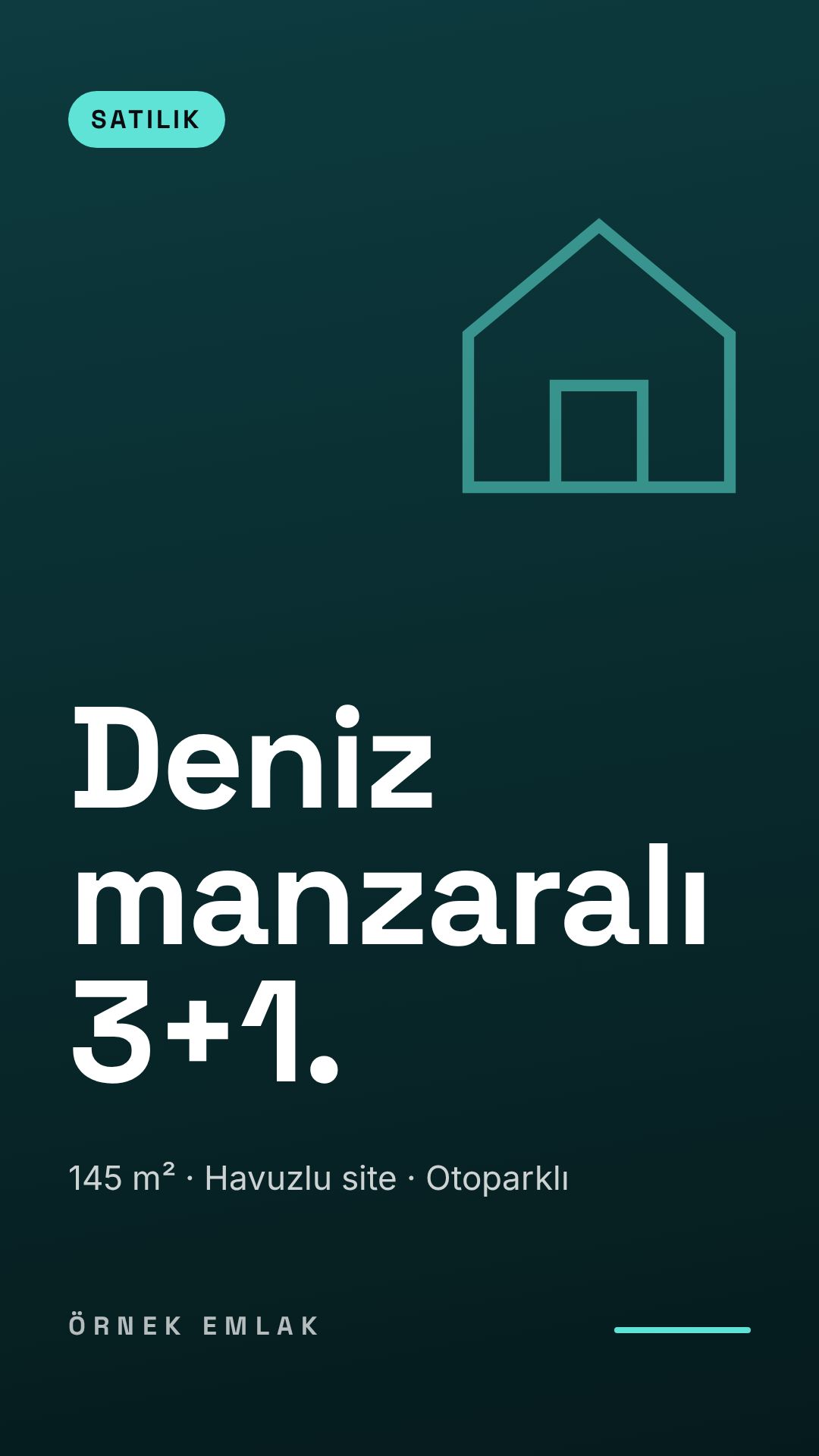 ÖRNEK EMLAK · SATILIK